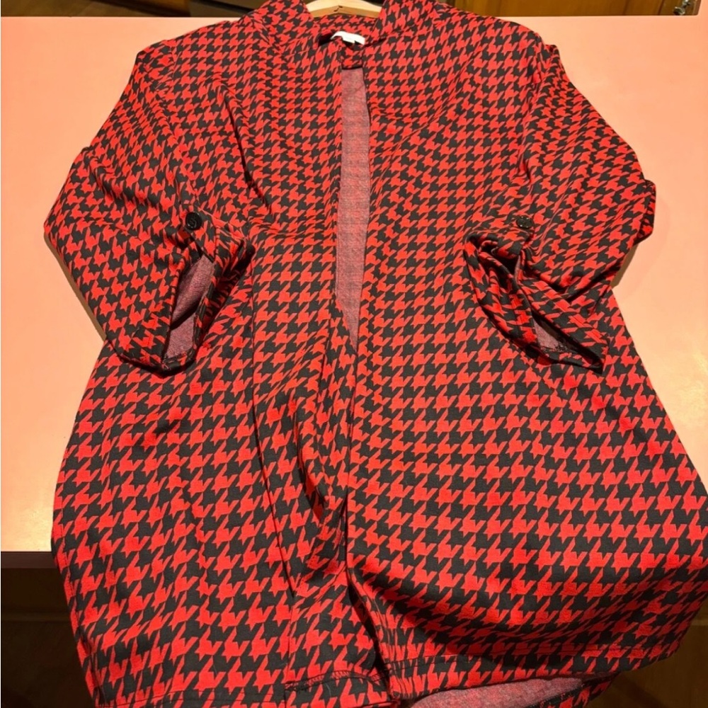 Red and Black Coat